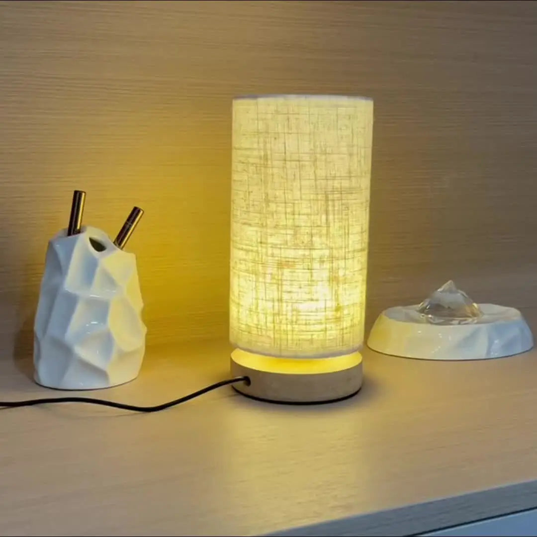 Lampe de chevet en bois ZENORA