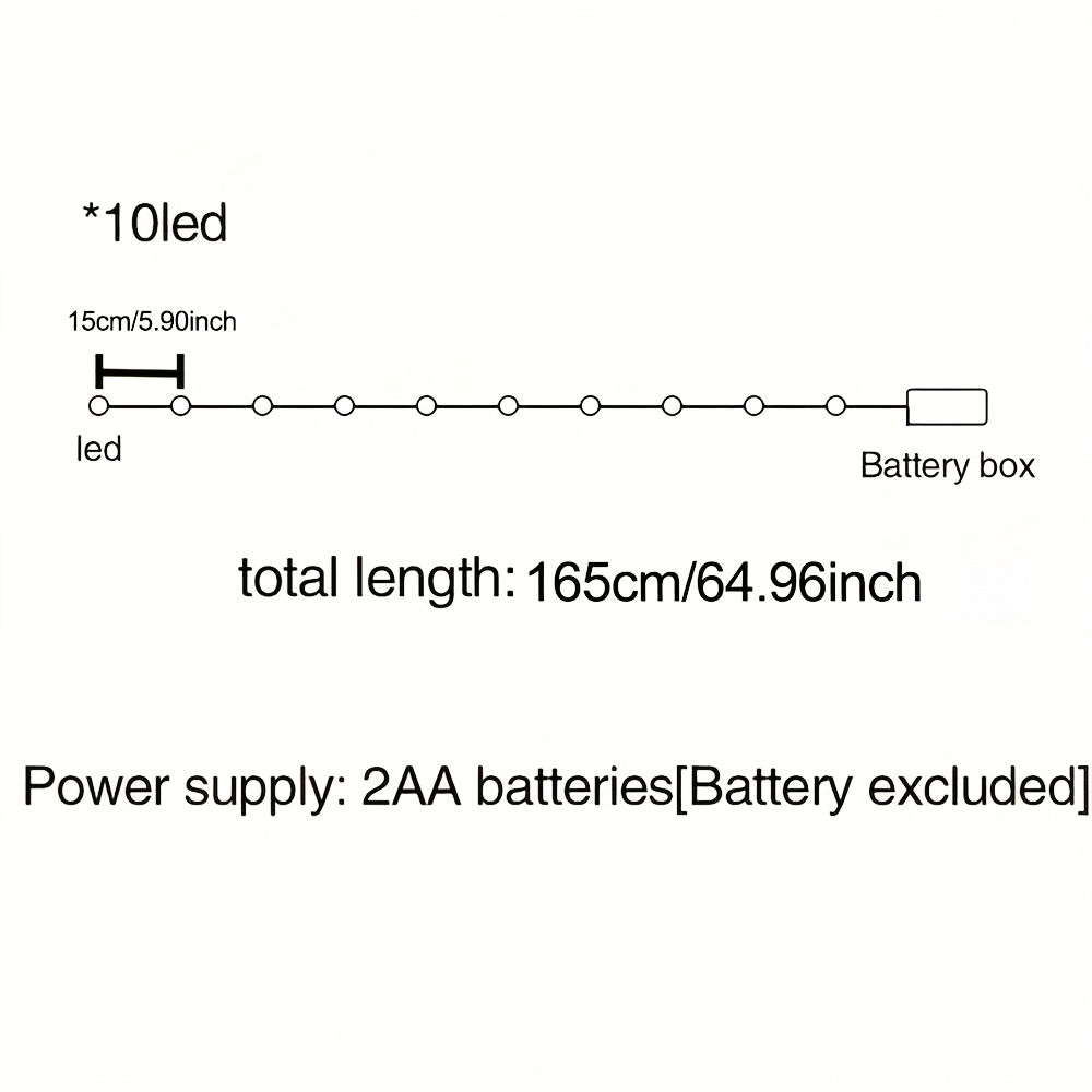 1 Set of Snowflake and Christmas Tree Shaped LED String Lights, Plastic Material, Battery Powered (Batteries Not Included), Suitable for Holiday Party Decorations for Christmas, Thanksgiving, New Year, and Weddings ZENORA