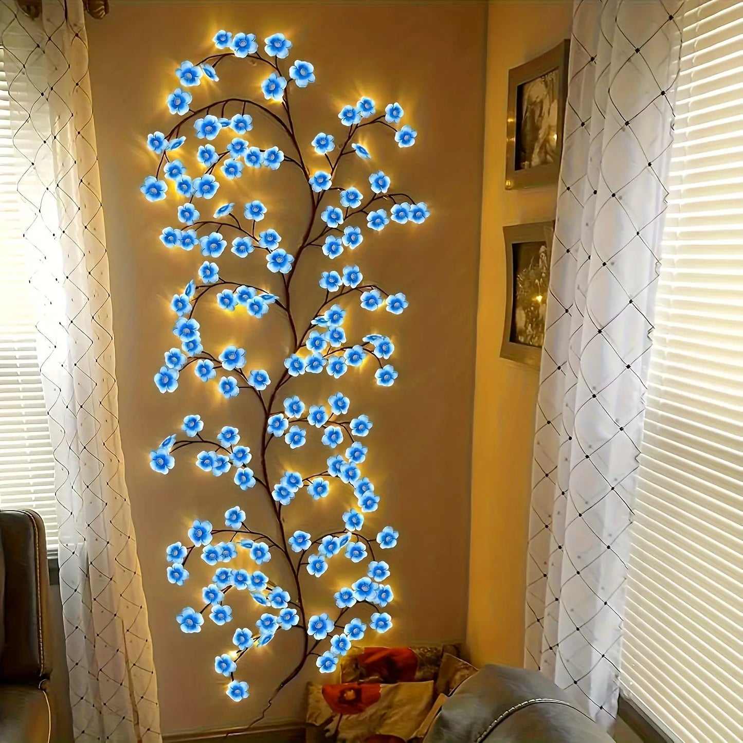 Guirlande LED Branche Fleurs de Cerisier ZENORA