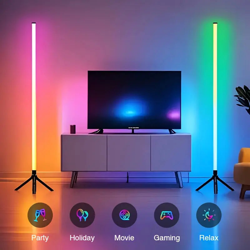 Lampe LED d’angle RGB ZENORA