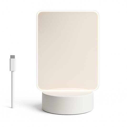 Veilleuse LED USB avec tableau d’écriture lumineux ZENORA