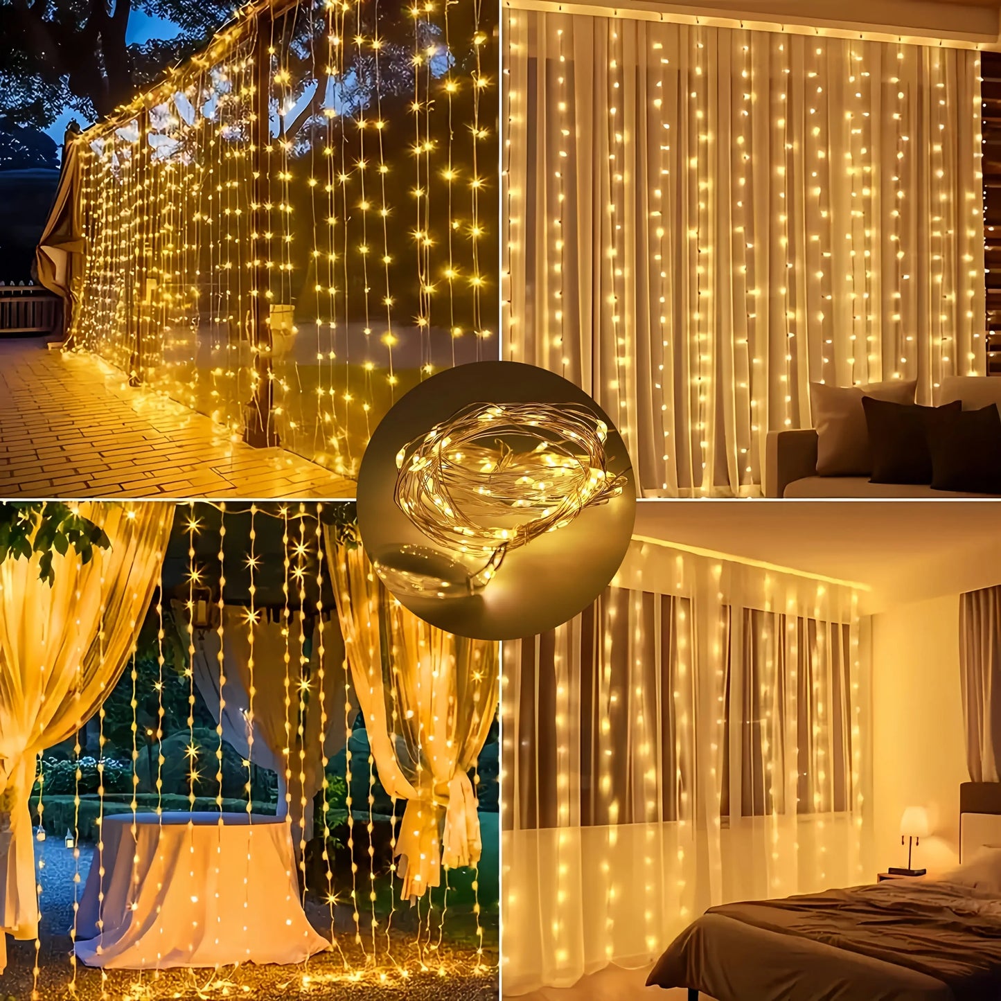 Guirlande lumineuse à rideau ZENORA