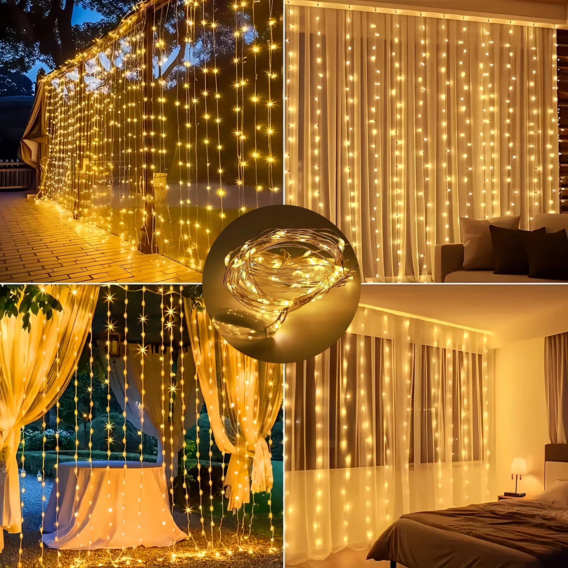 Guirlande lumineuse à rideau ZENORA