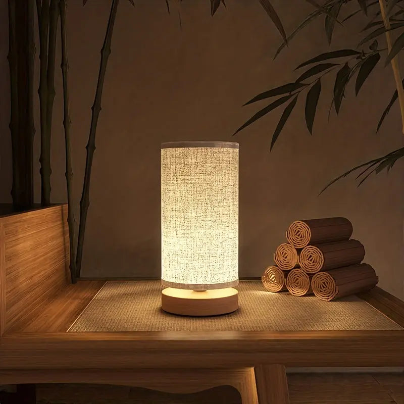 Lampe de chevet en bois ZENORA