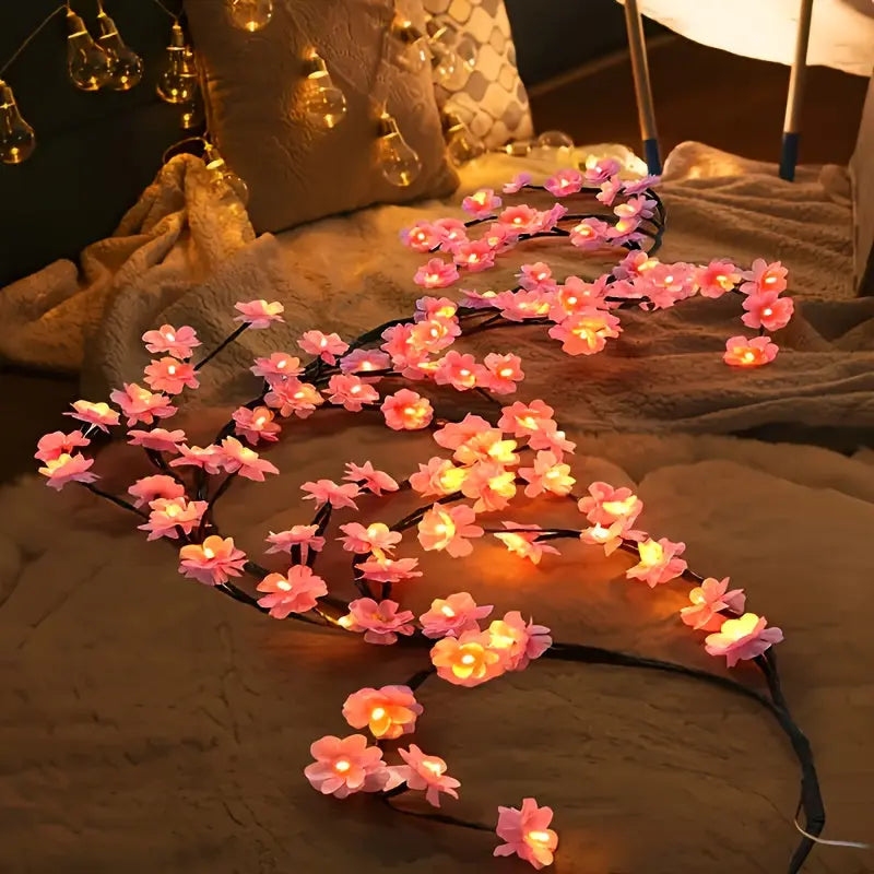 Guirlande LED Branche Fleurs de Cerisier ZENORA